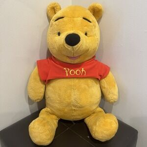 Disney Vintage  Disney Winnie‎ The Pooh  27" Large Plush Bear Talk Doesnt Work